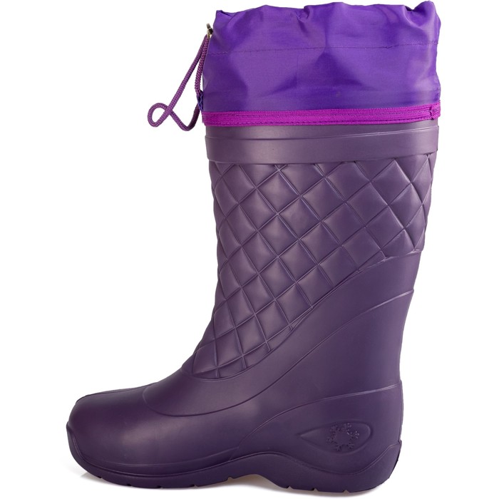 Сапоги женские «Панда» из ЭВА с утеплителем, размер 41-42, цвет фиолетовый