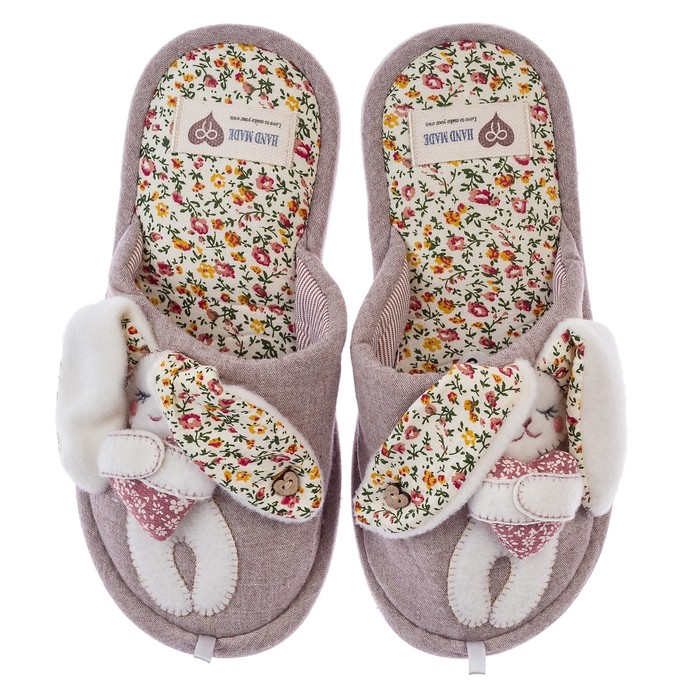 Тапочки женские арт. 2899 W-LMC-S  (бежевый) (р. 37)