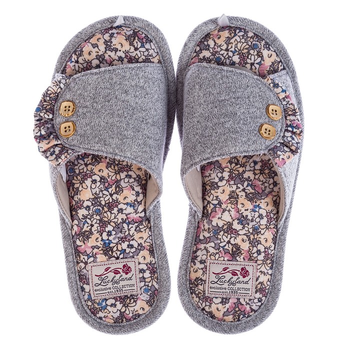 Тапочки женские арт. 2982 W-NCH-O  (серый) (р. 37)