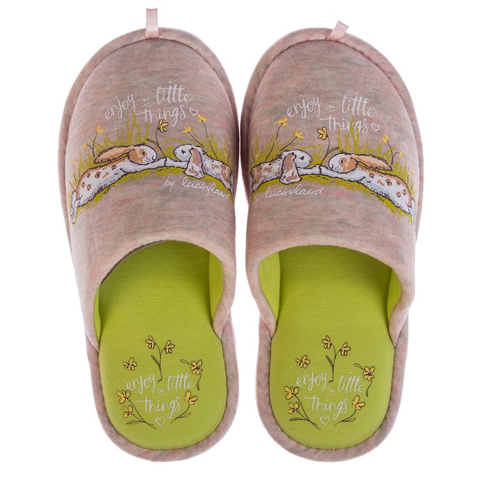 Тапочки женские арт. 3031 W-LMC-W (бежевый) (р. 40)