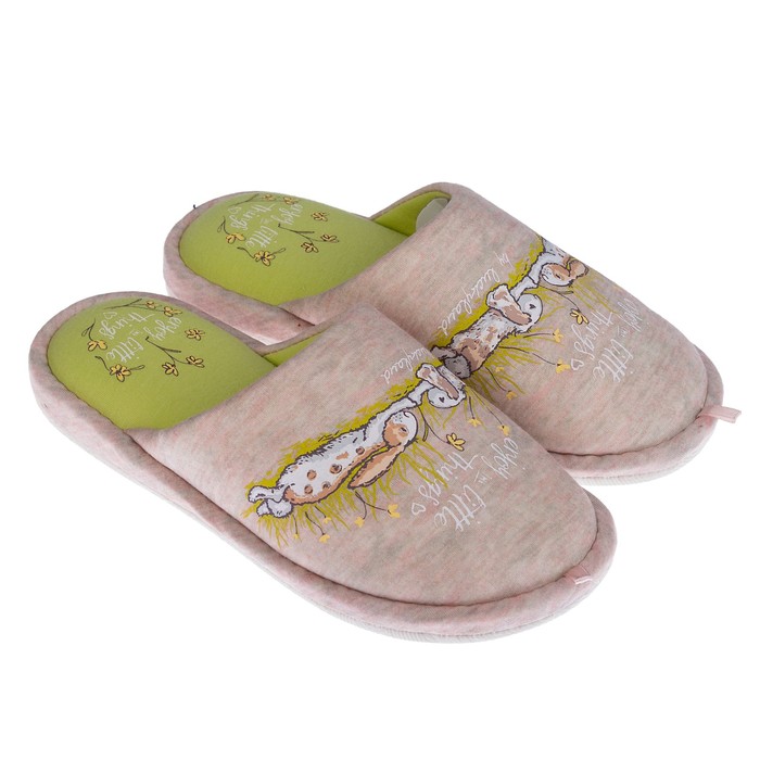 Тапочки женские арт. 3031 W-LMC-W (бежевый) (р. 41)