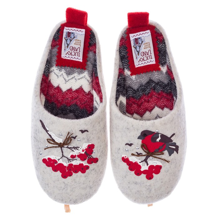 Тапочки женские арт. 3088 W-DC-W (серый) (р. 39)