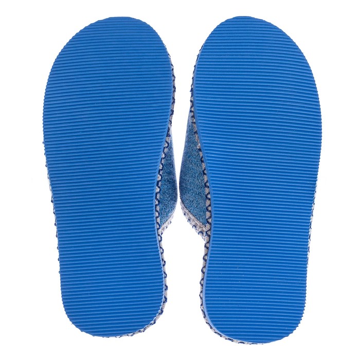 Тапочки женские арт. 3111 W-CH-C (голубой/серый) (р. 36)