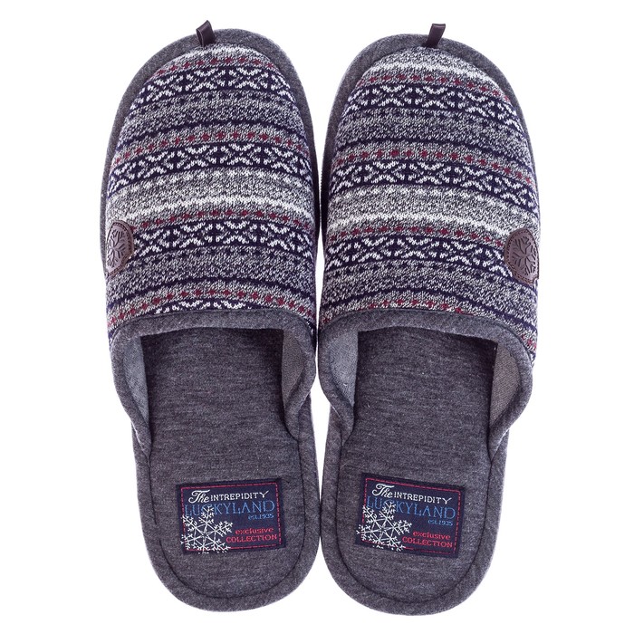 Тапочки мужские арт. 2020 M-LMC-W (серый) (р. 45)