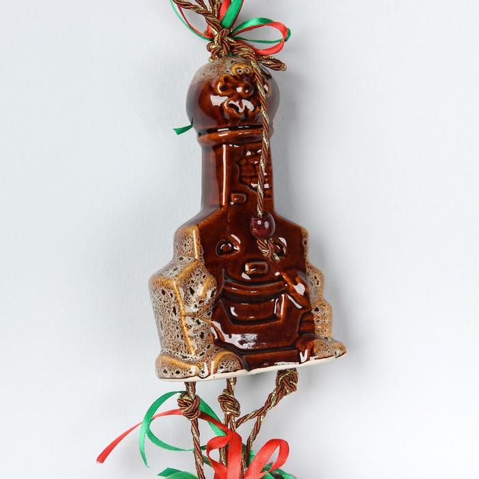 Оберег "Лепка" коричневый, пена