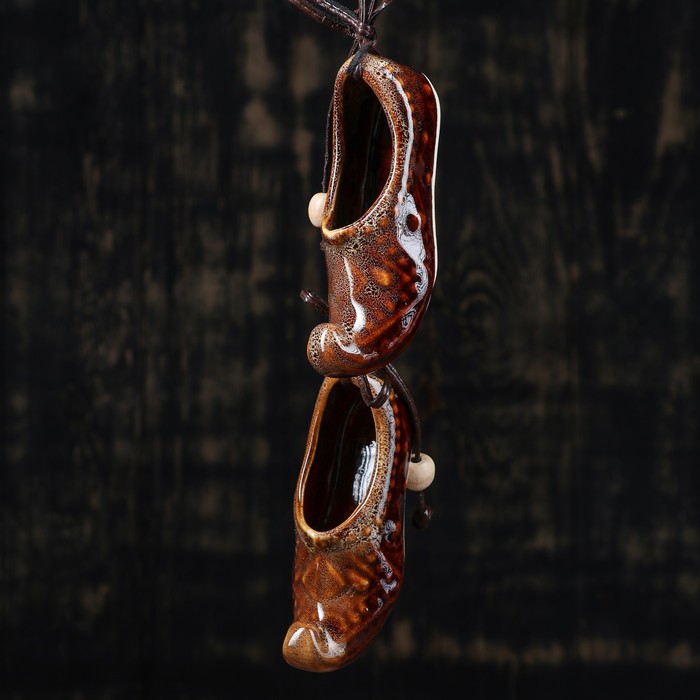 Оберег "Слон и два башмачка" микс