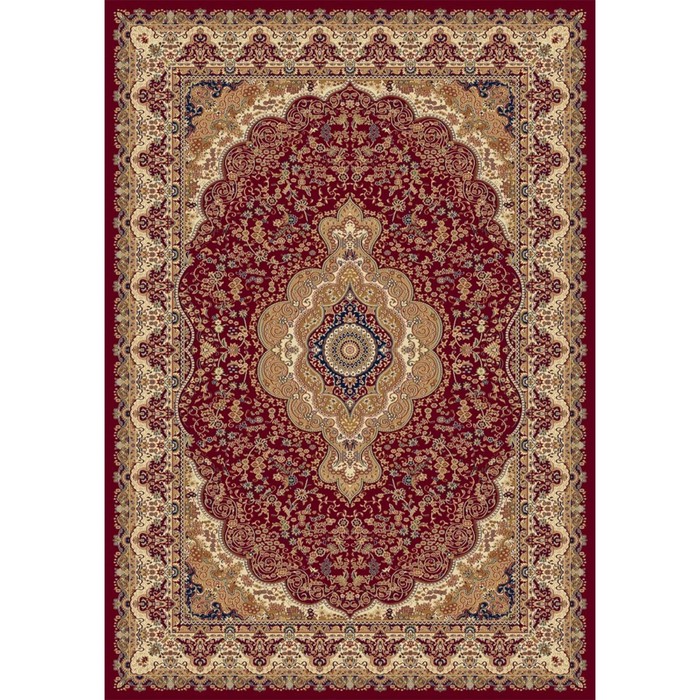 Ковер Heat-set BUHARA d419, 2,4 × 3,3 м, прямоугольный, RED