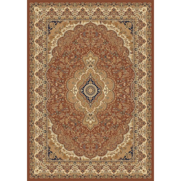 Ковер Heat-set BUHARA d419, 2 × 2,85 м, прямоугольный, DARK PINK