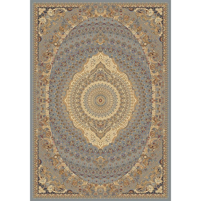 Ковер Heat-set BUHARA d426, 2,4 × 3,3 м, прямоугольный, BLUE