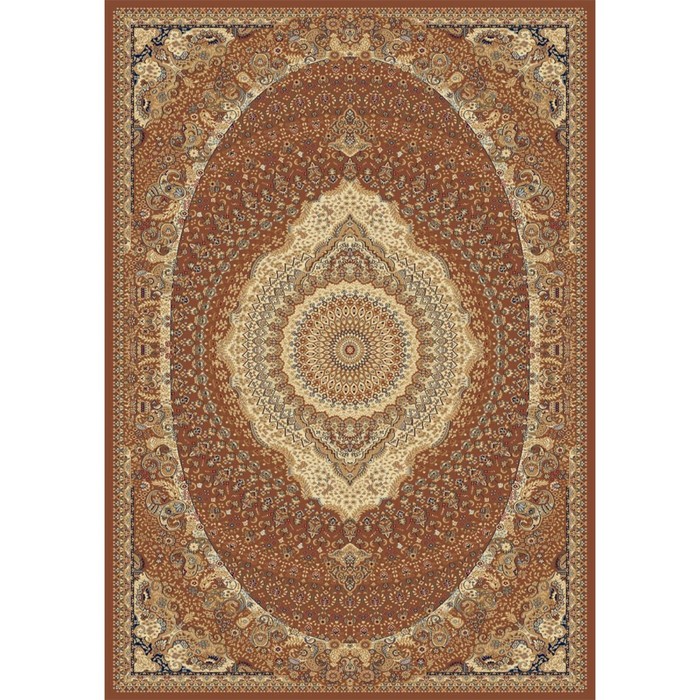 Ковер Heat-set BUHARA d426, 2,4 × 3,3 м, прямоугольный, DARK PINK