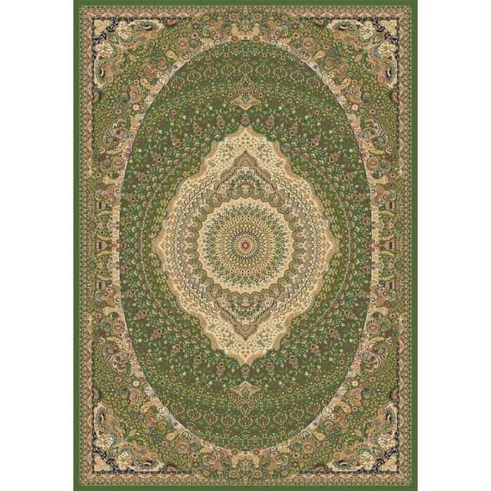 Ковер Heat-set BUHARA d426, 2 × 2,85 м, прямоугольный, GREEN