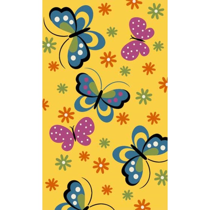 Ковер Fraise CRYSTAL 0772, 2 × 3 м, прямоугольный, YELLOW