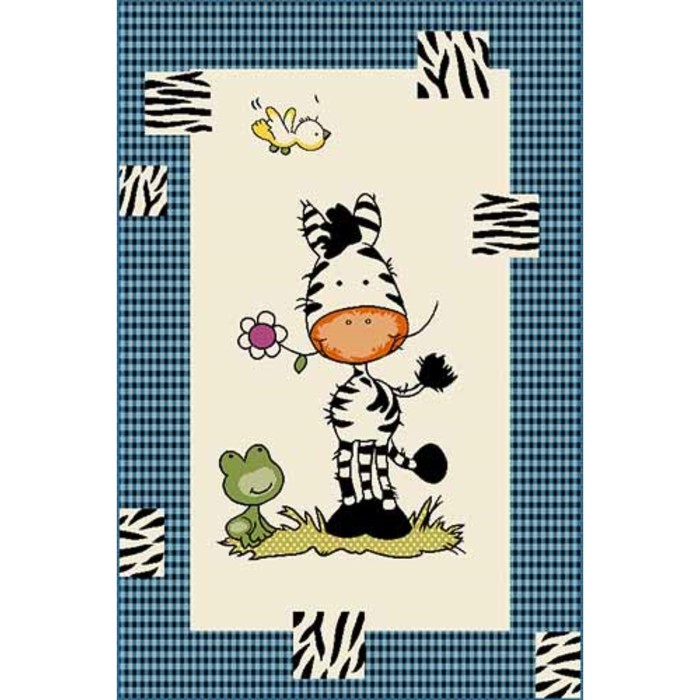 Ковер Fraise CRYSTAL 2116, 1,33 × 2 м, прямоугольный, BLUE