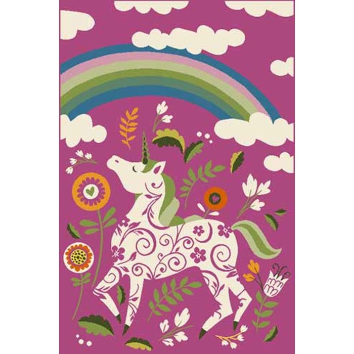 Ковер Fraise CRYSTAL 2386, 1,33 × 2 м, прямоугольный, PINK