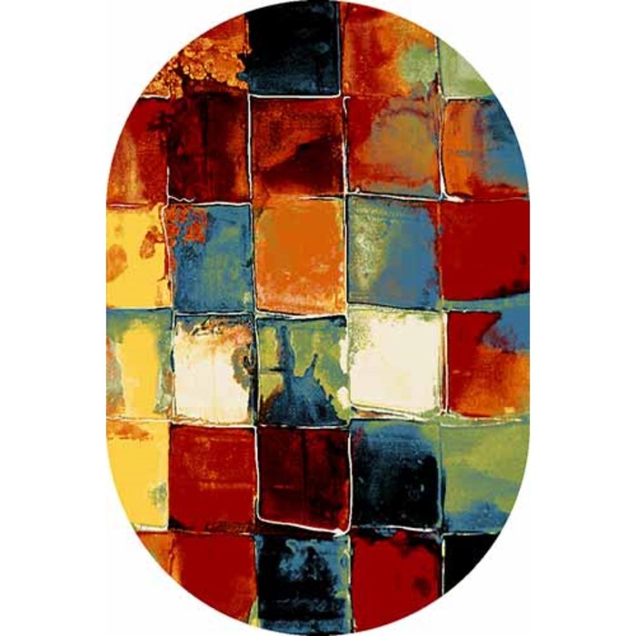 Ковер Fraise CRYSTAL 2739, 2 × 3 м, овал, MULTICOLOR