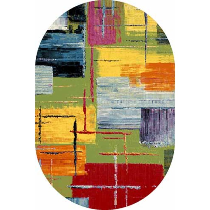 Ковер Fraise CRYSTAL 2748, 2 × 3 м, овал, MULTICOLOR