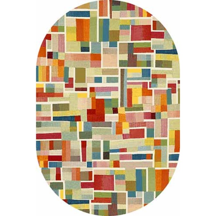 Ковер Fraise CRYSTAL 2753, 2 × 3 м, овал, CREAM