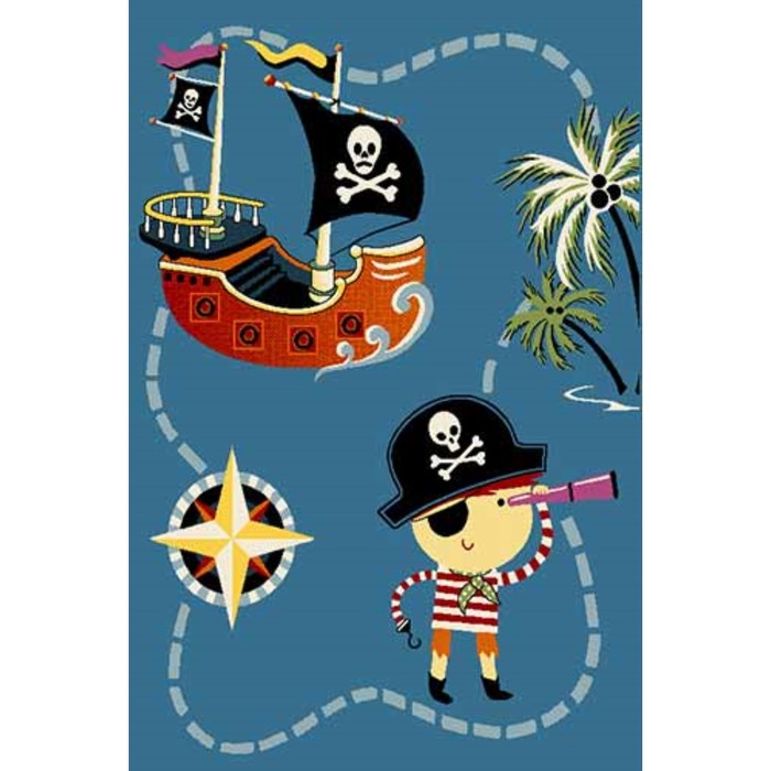 Ковер Fraise CRYSTAL 2835, 1,33 × 2 м, прямоугольный, BLUE