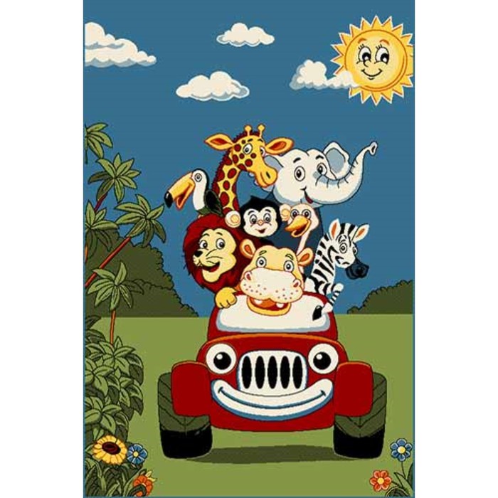 Ковер Fraise CRYSTAL 2894, 1,33 × 2 м, прямоугольный, MULTICOLOR