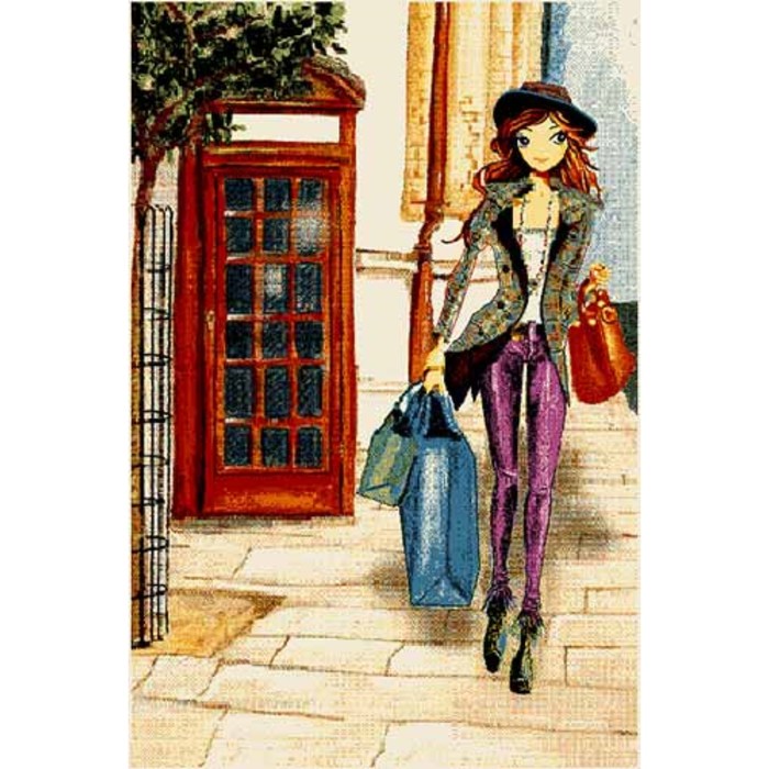 Ковер Fraise CRYSTAL 2960, 1,33 × 2 м, прямоугольный, MULTICOLOR