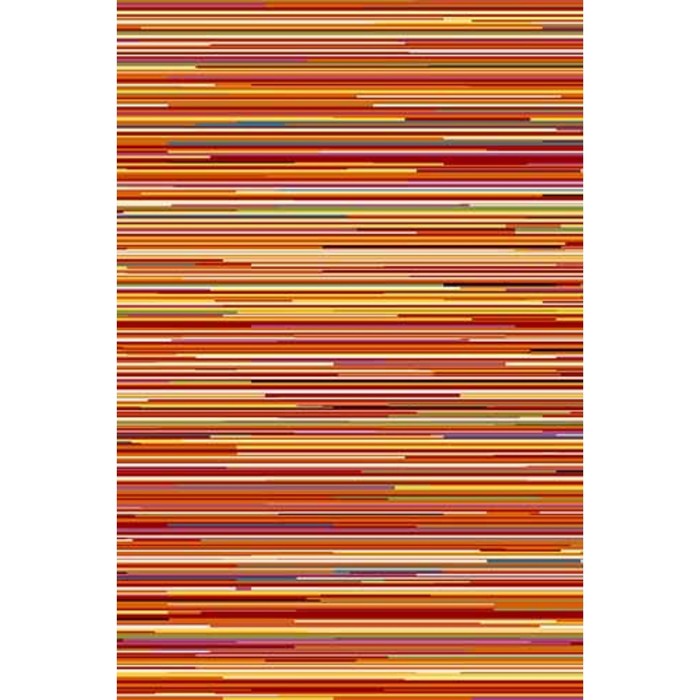 Ковер Fraise CRYSTAL C002, 1,6 × 2,3 м, прямоугольный, ORANGE