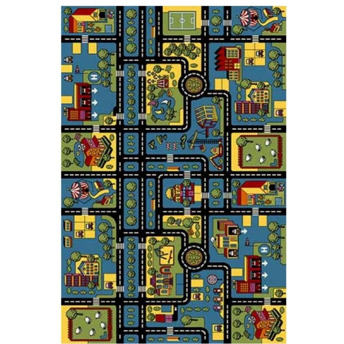 Ковер Fraise CRYSTAL C024, 1,6 × 2,3 м, прямоугольный, BLUE