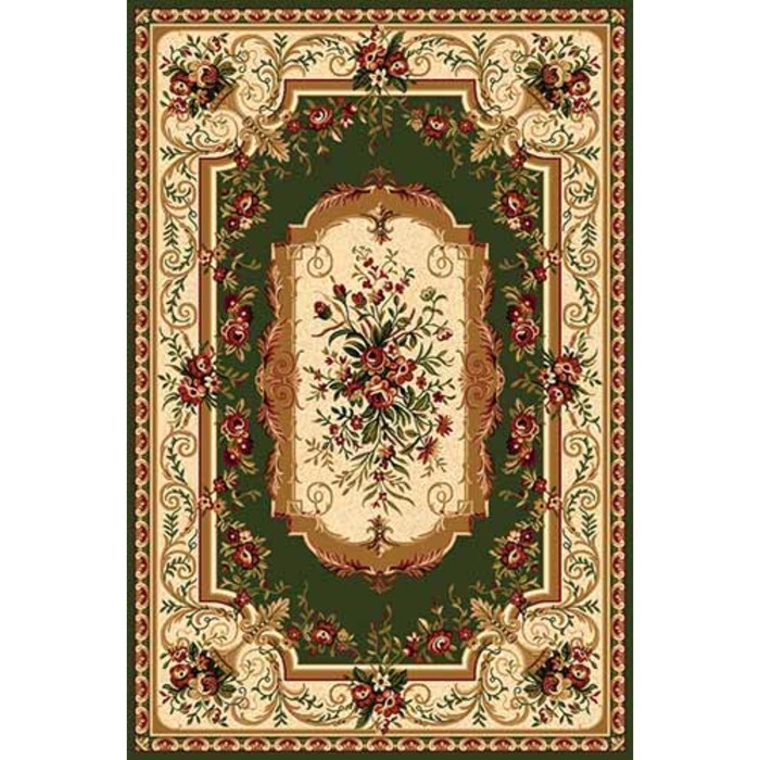 Ковер Heat-set DA VINCI 5245, 2 × 4 м, прямоугольный, GREEN