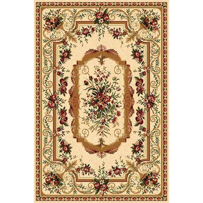Ковер Heat-set DA VINCI 5245, 3 × 4,5 м, прямоугольный, CREAM
