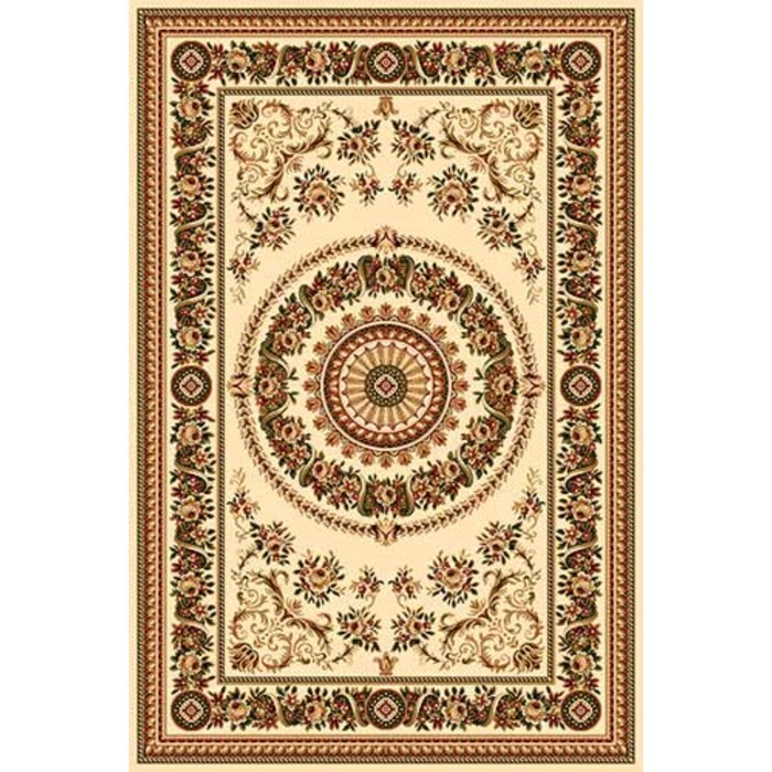 Ковер Heat-set DA VINCI 5246, 1,5 × 4 м, прямоугольный, CREAM