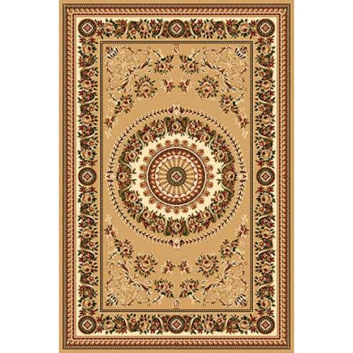 Ковер Heat-set DA VINCI 5246, 2 × 5 м, прямоугольный, BEIGE