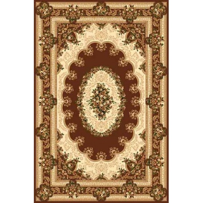 Ковер Heat-set DA VINCI 5440, 1,5 × 3 м, прямоугольный, BROWN