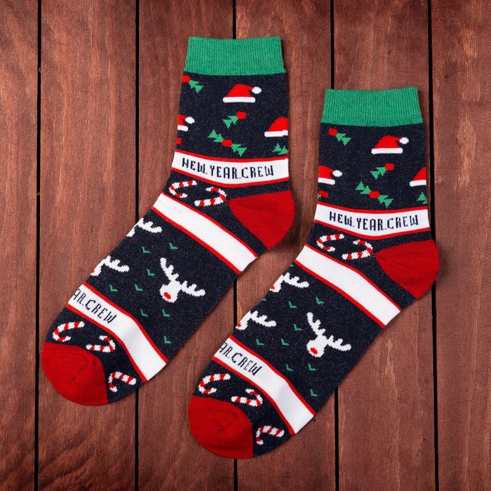 Подарочный набор "Счастливого Нового года"фляжка 180 мл, носки р-р 41-44