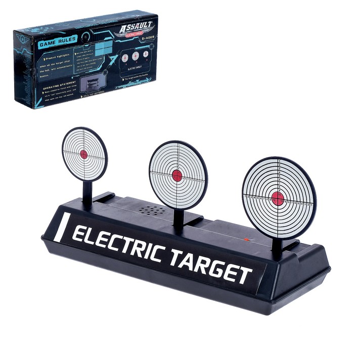 Мишень "Попади в 3", работает от батареек