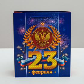 

Пакет ламинированный вертикальный «Праздник настоящего мужества», 26 × 30 × 9 см