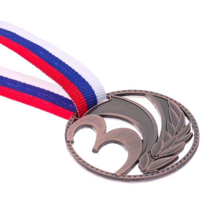 Медаль призовая 081 диам. 5 см. 3 место. Цвет бронз