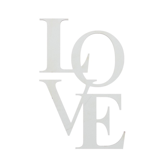 Набор фоторамка, полка на стену "Love"