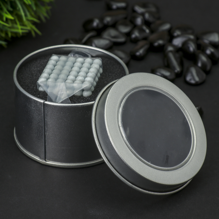 Антистресс магнит "Неокуб" 216 шариков d=0,5 см (меняет цвет на солнце) 3х3 см