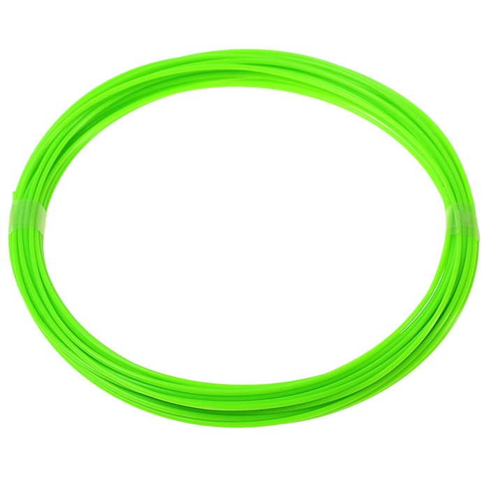 Пластик для 3D ручки LuazON ABS, для 3Д ручки, длина 10 м, зеленый - флуоресцентный