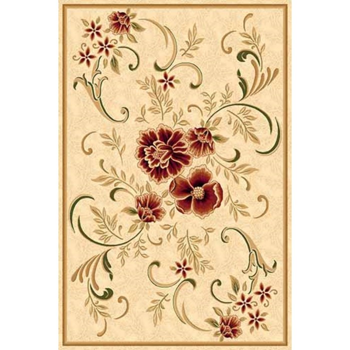 Ковер Heat-set DA VINCI CM 14, 1,5 × 2,3 м, прямоугольный, CREAM