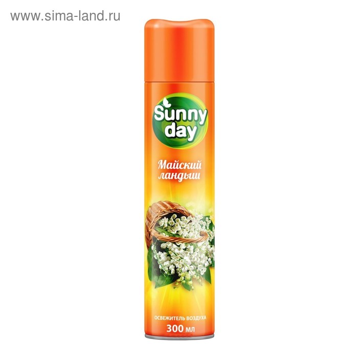 Освежитель воздуха Sunny Day «Майский ландыш», 300 мл цена и фото