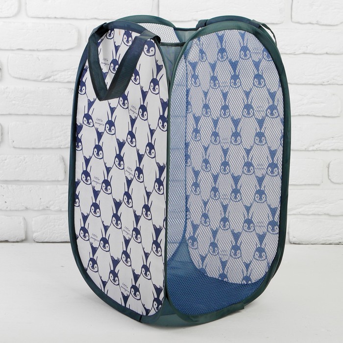 Корзина для игрушек "Пингвины"