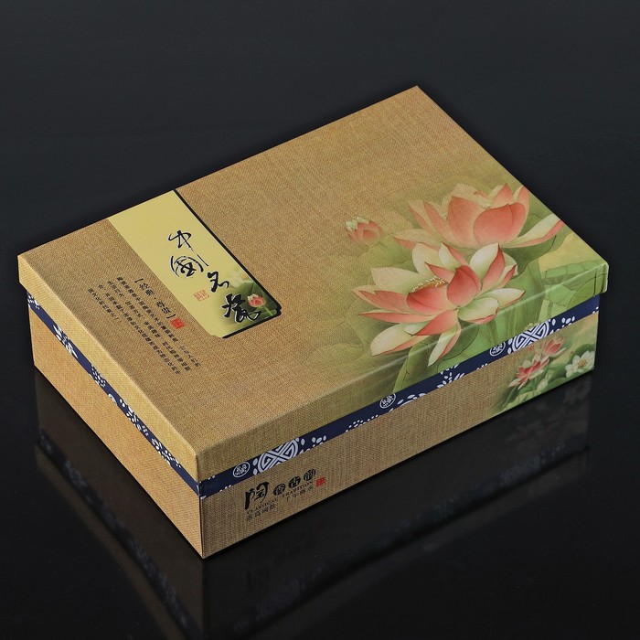 Набор чайный "Небесный", 9 предметов: чашка 70 мл, чахай 200 мл, чайник 200 мл, сито