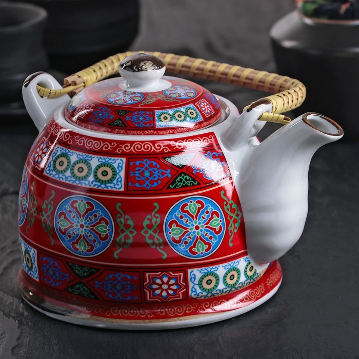 Чайник заварочный 900 мл "Азия", с металлическим ситом