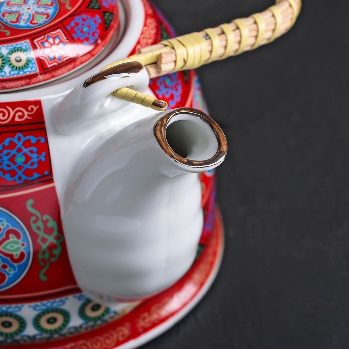 Чайник заварочный 900 мл "Азия", с металлическим ситом