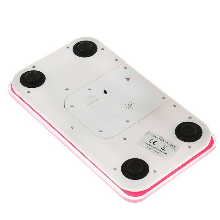 Весы напольные LuazON LVP-1801, электронные, до 180 кг, красные УЦЕНКА