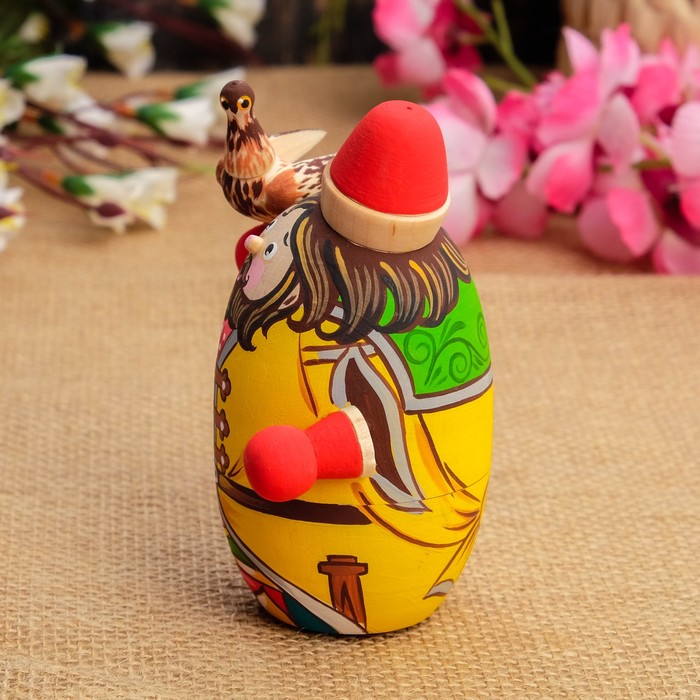 Шкатулка-матрёшка "Сокольничий", 12х8х4,5 см