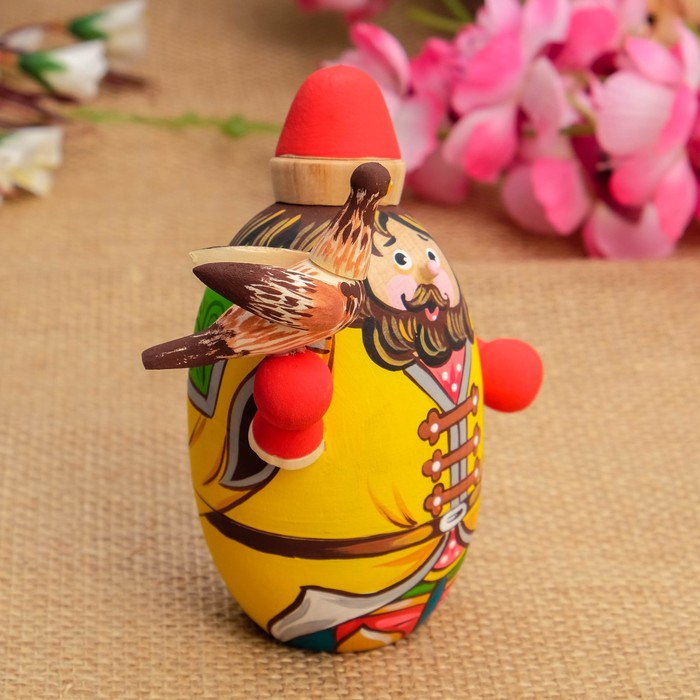 Шкатулка-матрёшка "Сокольничий", 12х8х4,5 см