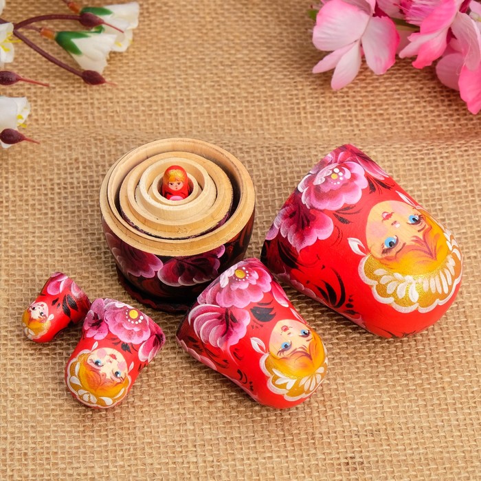 Матрёшка «Маруся», 5 кукольная, 11х6,5х5,5 см