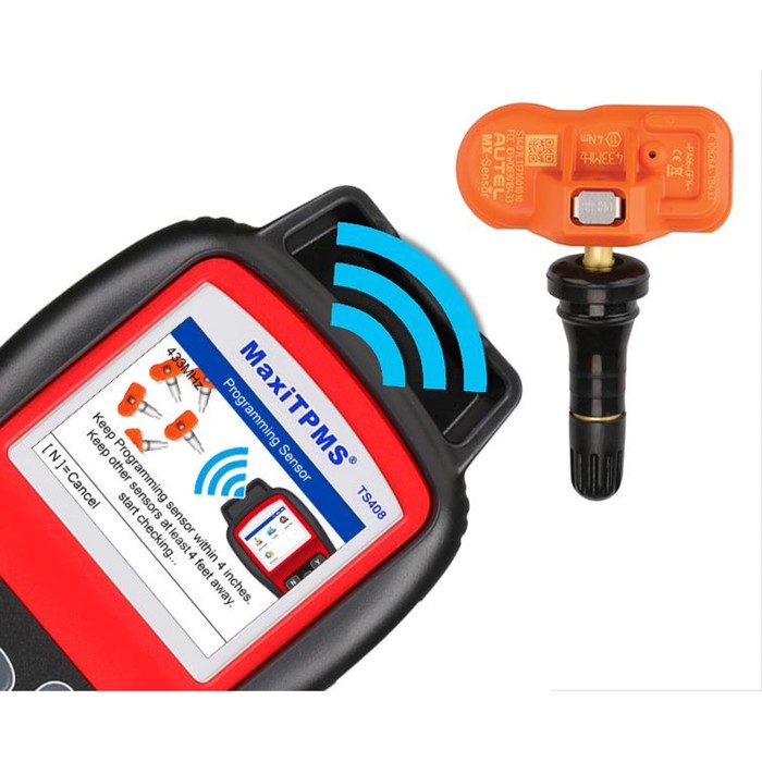 Сканер диагностический Autel TS408, TPMS, цветной TFT дисплей (320х240), 3.7 В, 3200 мАч