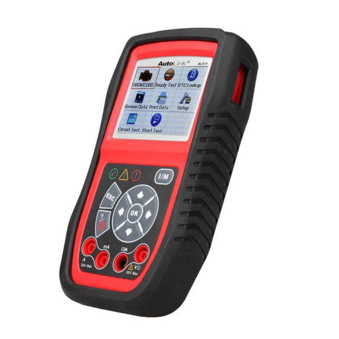Сканер диагностический Autel Autolink AL539, OBD II, TFT Цветной дисплей (320 x 240 dpi)